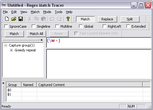 Regex Match Tracer Regular Expression Tool